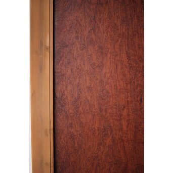 マホガニー玉杢/泡杢 一枚板欄間 4枚1組　R0124Y 