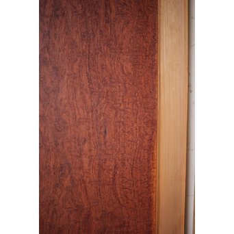 マホガニー玉杢/泡杢 一枚板欄間 4枚1組　R0124Y 