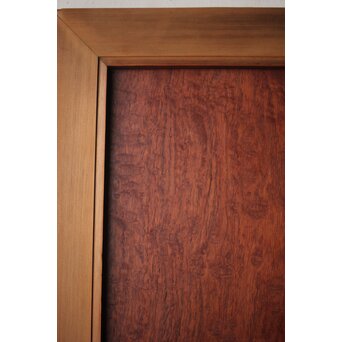 マホガニー玉杢/泡杢 一枚板欄間 4枚1組　R0124Y 