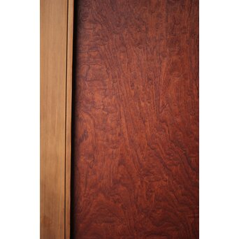 マホガニー玉杢/泡杢 一枚板欄間 4枚1組　R0124Y 