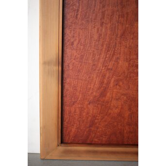 マホガニー玉杢/泡杢 一枚板欄間 4枚1組　R0124Y 