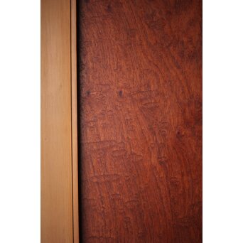 マホガニー玉杢/泡杢 一枚板欄間 4枚1組　R0124Y 