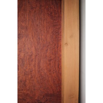 マホガニー玉杢/泡杢 一枚板欄間 4枚1組　R0124Y 