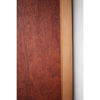 マホガニー玉杢/泡杢 一枚板欄間 4枚1組　R0124Y 