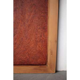 マホガニー玉杢/泡杢 一枚板欄間 4枚1組　R0124Y 