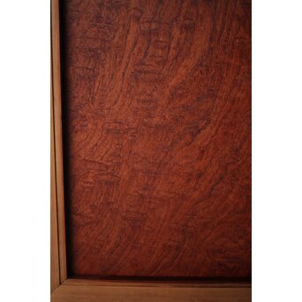 マホガニー玉杢/泡杢 一枚板欄間 4枚1組　R0124Y 