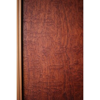 マホガニー玉杢/泡杢 一枚板欄間 4枚1組　R0124Y 