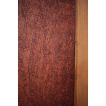 マホガニー玉杢/泡杢 一枚板欄間 4枚1組　R0124Y 