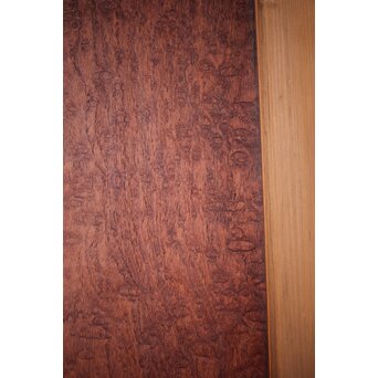 マホガニー玉杢/泡杢 一枚板欄間 4枚1組　R0124Y 