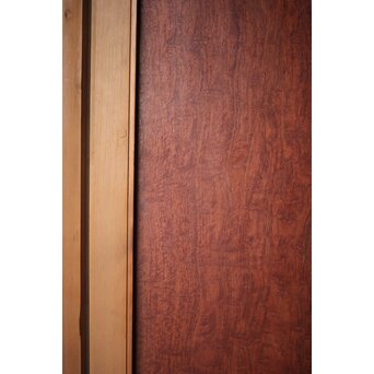 マホガニー玉杢/泡杢 一枚板欄間 4枚1組　R0124Y 