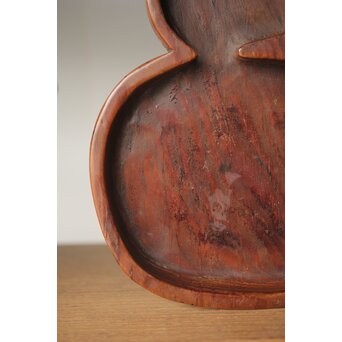 瓢型 煎茶盆 肥松盆　X313 