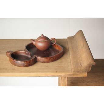 瓢型 煎茶盆 肥松盆　X313 