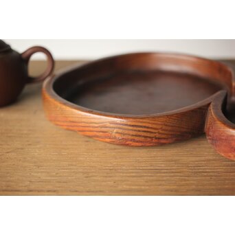 瓢型 煎茶盆 肥松盆　X313 