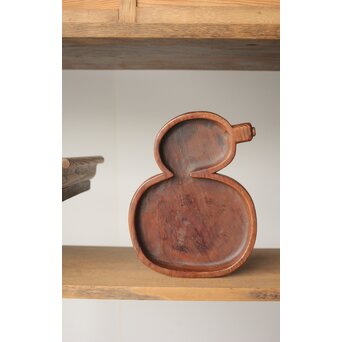 瓢型 煎茶盆 肥松盆　X313 