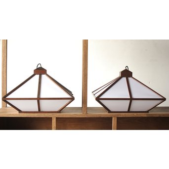 吉田璋也 ダイアモンド幾何学ペンダント照明　A2070 