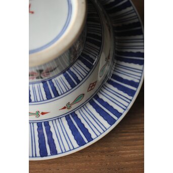 二代 上出喜山 九谷貝尽蓋物　P268 