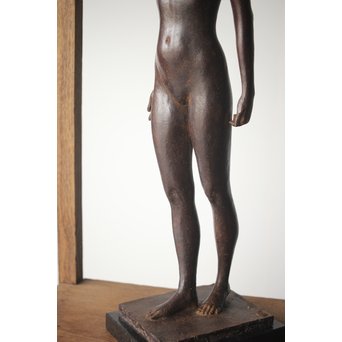 佐藤健次郎 「太陽の子」ブロンズ 共箱 タトウ付　M277 