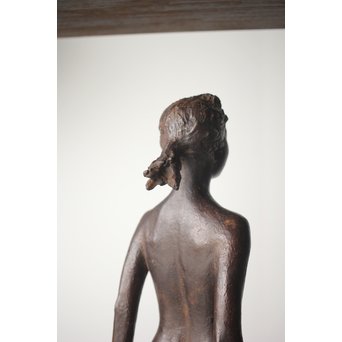 佐藤健次郎 「太陽の子」ブロンズ 共箱 タトウ付　M277 