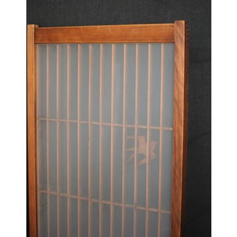 ガラス入 小鳥組子書院 2枚1組　R0125 