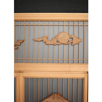 富士 書院欄間 5枚1組　R0127 