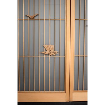 富士 書院欄間 5枚1組　R0127 