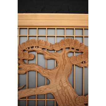 富士 書院欄間 5枚1組　R0127 