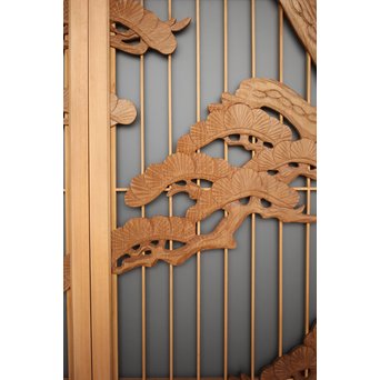 富士 書院欄間 5枚1組　R0127 