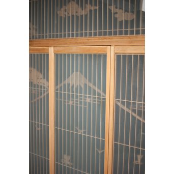 富士 書院欄間 5枚1組　R0127 