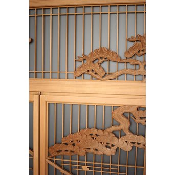 富士 書院欄間 5枚1組　R0127 