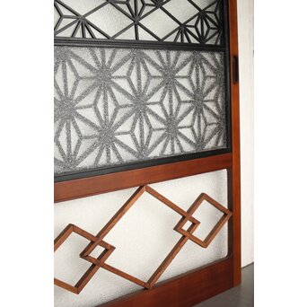 極上2種組子 両面ガラス建具　GD0073Y 