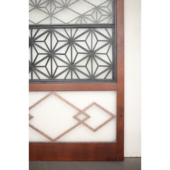 極上2種組子 両面ガラス建具　GD0073Y 