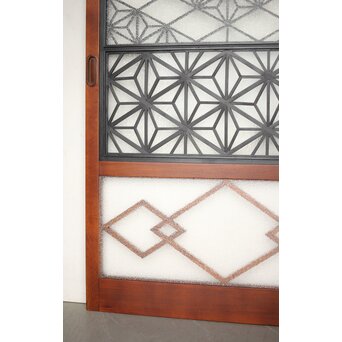 極上2種組子 両面ガラス建具　GD0073Y 