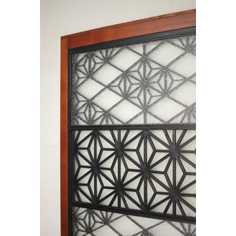 極上2種組子 両面ガラス建具　GD0073Y 