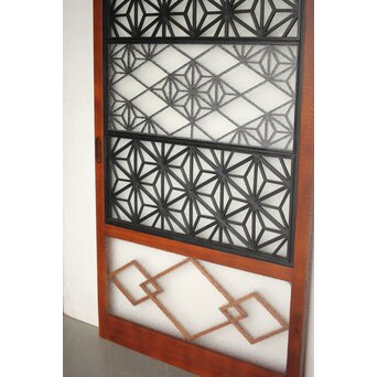 極上2種組子 両面ガラス建具　GD0073Y 