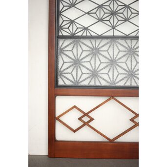 極上2種組子 両面ガラス建具　GD0073Y 