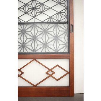 極上2種組子 両面ガラス建具　GD0073Y 