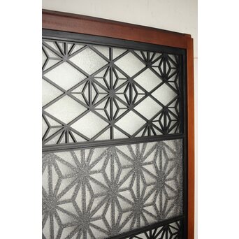 極上2種組子 両面ガラス建具　GD0073Y 