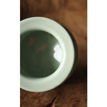 清風与平 純銀火屋 袴腰青磁香炉　P269 