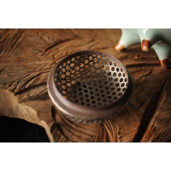 清風与平 純銀火屋 袴腰青磁香炉　P269 