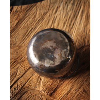 尚古堂 純銀平手提砲口湯沸/銀瓶　M278 