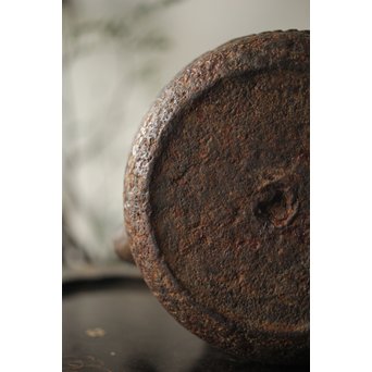 龍文堂 安之介造 道安形 鉄瓶 湯沸 共箱　M279 