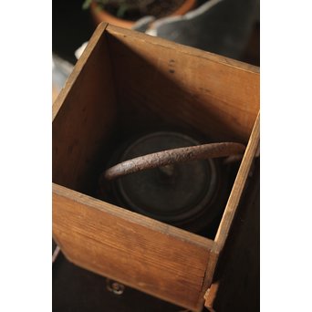 龍文堂 安之介造 道安形 鉄瓶 湯沸 共箱　M279 