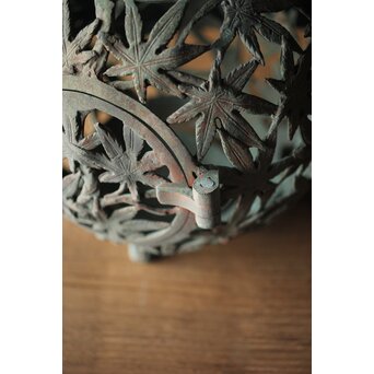 紅葉尽 球体灯籠　A2075 