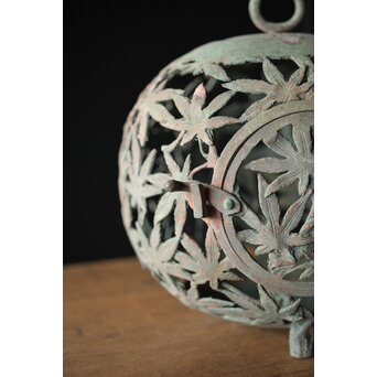 紅葉尽 球体灯籠　A2075 