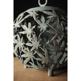 紅葉尽 球体灯籠　A2075 