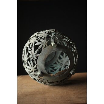 紅葉尽 球体灯籠　A2075 