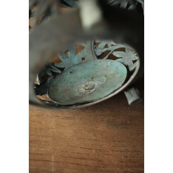 紅葉尽 球体灯籠　A2075 