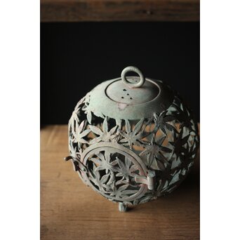 紅葉尽 球体灯籠　A2075 