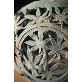 紅葉尽 球体灯籠　A2075 