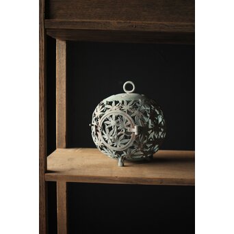 紅葉尽 球体灯籠　A2075 